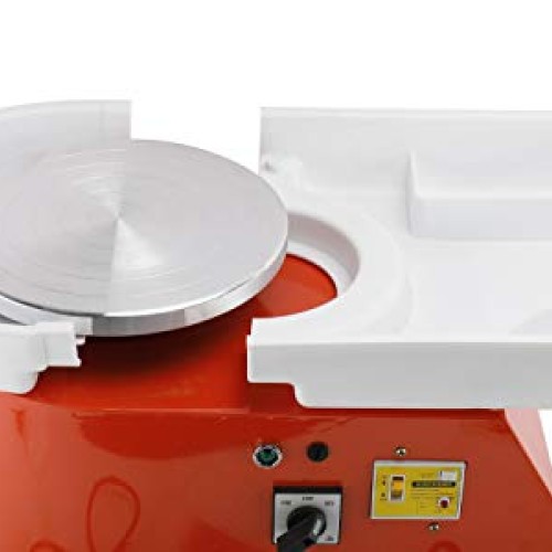 HighFree 350W 25CM Electric Pottery Wheel Machine DIY Clay Tool wi...