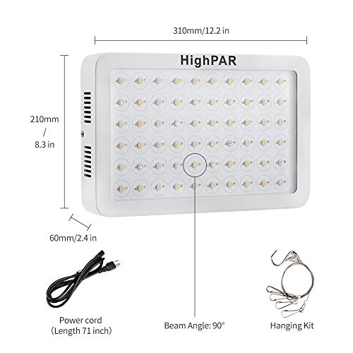 600W LED Grow Light, Full Spectrum Growing Lights for Indoor Plant...