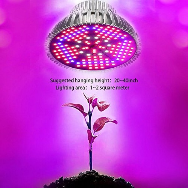 [Pack of 2]100W Led Plant Grow Light Bulb, Full Spectrum 150 LEDs ...