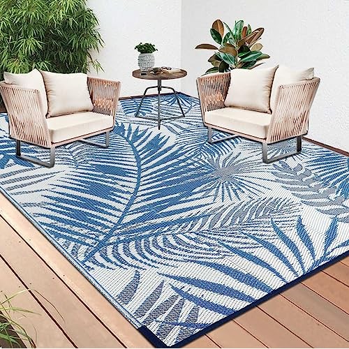 HiiARug Outdoor Rug 6x9Ft Outdoor Plastic Straw Rug Waterproof Out...