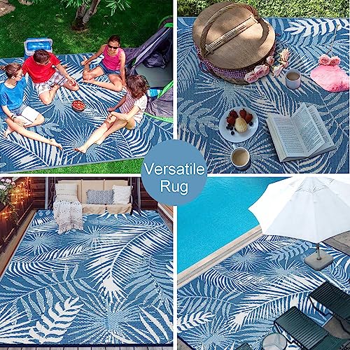 HiiARug Outdoor Rug 6x9Ft Outdoor Plastic Straw Rug Waterproof Out...