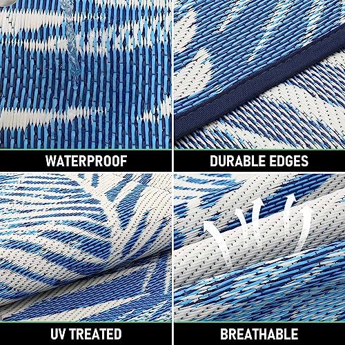 HiiARug Outdoor Rug 6x9Ft Outdoor Plastic Straw Rug Waterproof Out...