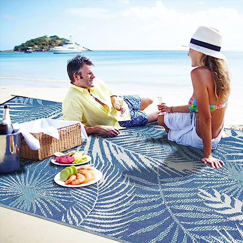 HiiARug Outdoor Rug 6x9Ft Outdoor Plastic Straw Rug Waterproof Out...