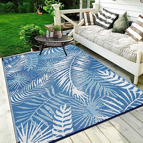 HiiARug Outdoor Rug 6x9Ft Outdoor Plastic Straw Rug Waterproof Out...