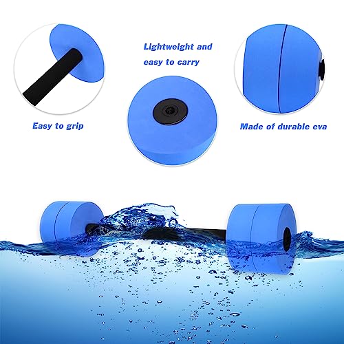 Hikeen Aquatic Exercise Dumbbells Water Dumbbell Pool Resistance A...