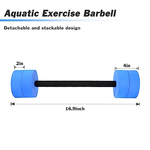 Hikeen Aquatic Exercise Dumbbells Water Dumbbell Pool Resistance A...