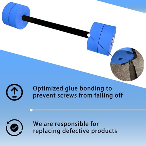 Hikeen Aquatic Exercise Dumbbells Water Dumbbell Pool Resistance A...