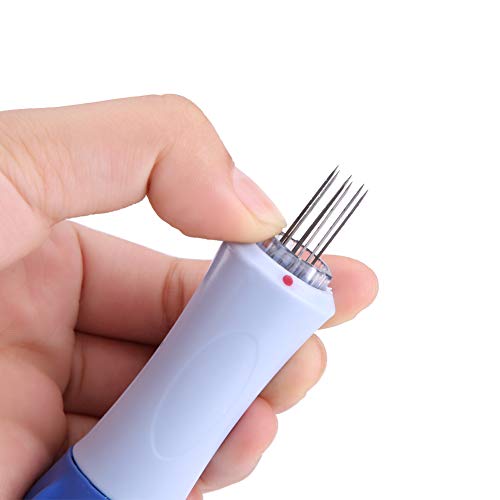 Felting Needle with 7 Needles Embroidery Punch Pen Set Wool Feltin...