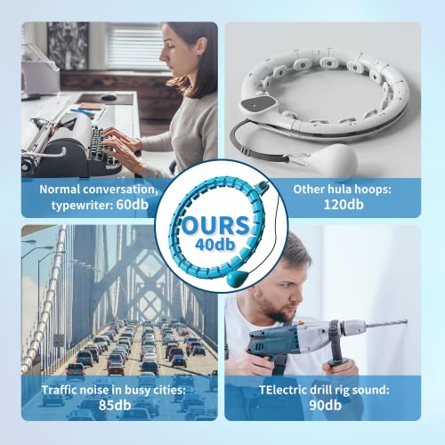 Hillhub Smart Weighted Fit Hoop Plus Size for Adults Weight Loss, ...