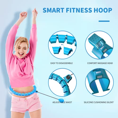 Hillhub Smart Weighted Fit Hoop Plus Size for Adults Weight Loss, ...
