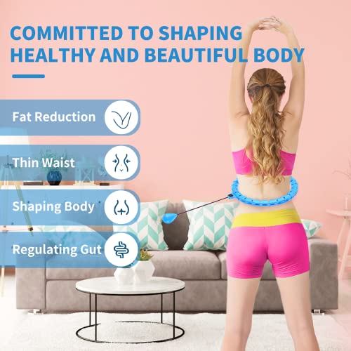 Hillhub Smart Weighted Fit Hoop Plus Size for Adults Weight Loss, ...