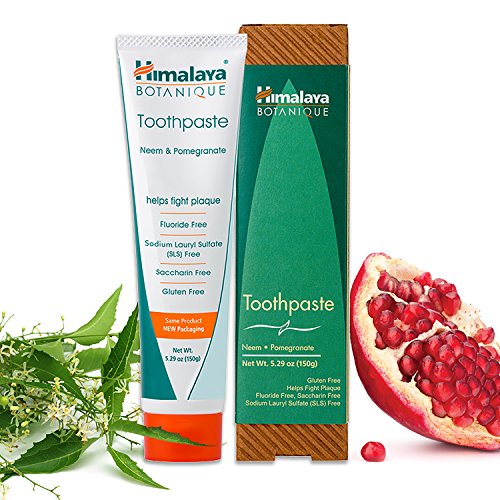 Himalaya Botanique Neem & Pomegranate Toothpaste, Original Formula...