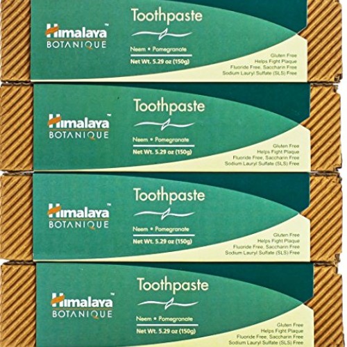 Himalaya Botanique Neem & Pomegranate Toothpaste, Original Formula...