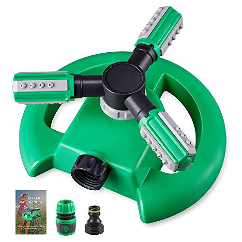 Hinastar Lawn Sprinkler,Automatic Garden Water Sprinkler,Upgrade 3...