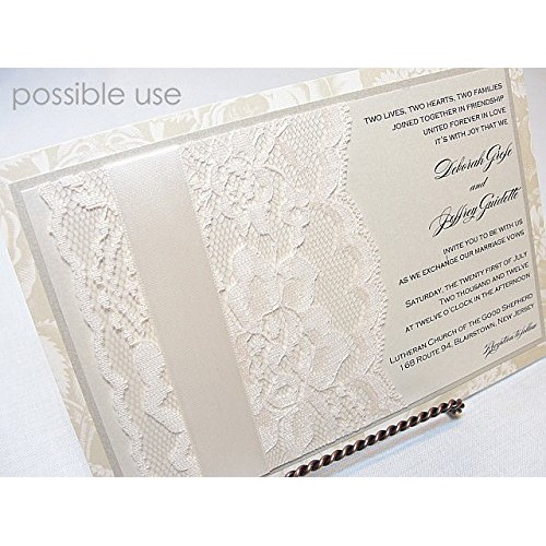 White Lace Ribbon for Crafts - HipGirl 20 Yards Floral Ribbon Lace...