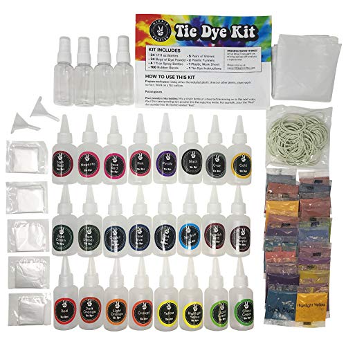 Premium Tie Die Kit Fabric Decorating Tye Dye DIY Kits for Adults ...