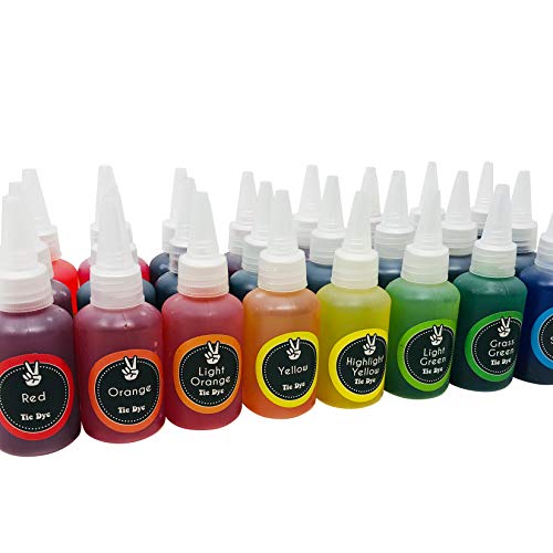 Premium Tie Die Kit Fabric Decorating Tye Dye DIY Kits for Adults ...