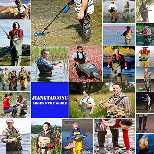 Hippodoctor Mens Fishing Chest Waders with Boots Waterproof Breat...