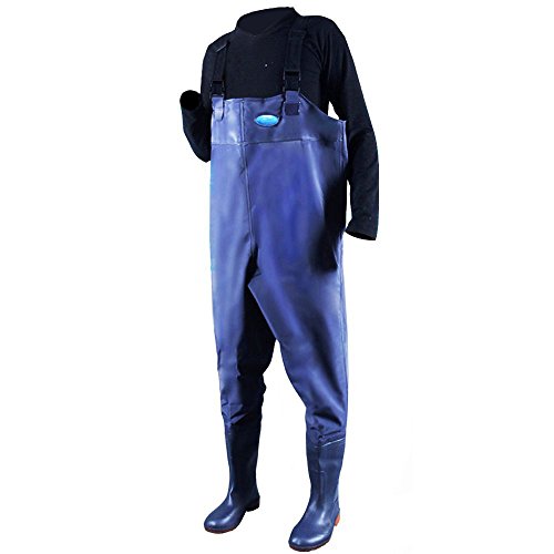 Hippodoctor Mens Fishing Chest Waders with Boots Waterproof Breat...