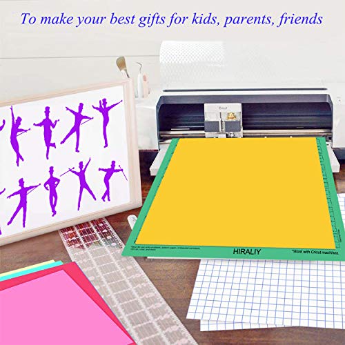 Permanent Vinyl Bundle, HIRALIY 63 Pack 12x10 Adhesive Vinyl She...