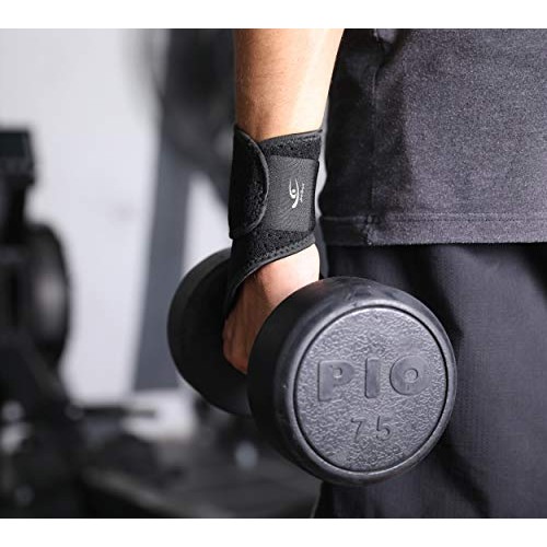 HiRui 2 Pack Wrist Compression Strap and Wrist Brace Sport Wrist S...