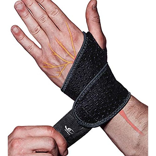 HiRui 2 Pack Wrist Compression Strap and Wrist Brace Sport Wrist S...
