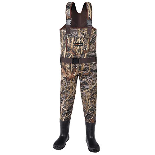 Hisea Kids Chest Waders Neoprene Fishing Waders for Toddler & Chil...
