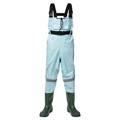 Hisea Kids Chest Waders Nylon/PVC Youth Fishing Waders for Toddler...