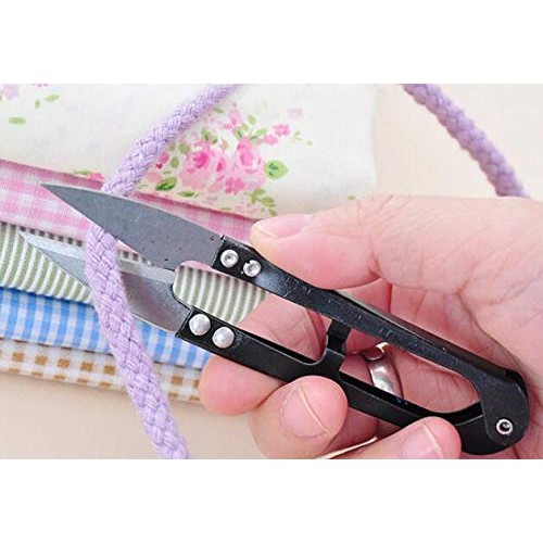 2PCS Random Color Stainless Steel Household Scissors Mini Paper Cl...