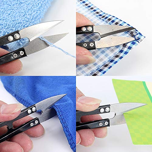 2PCS Random Color Stainless Steel Household Scissors Mini Paper Cl...