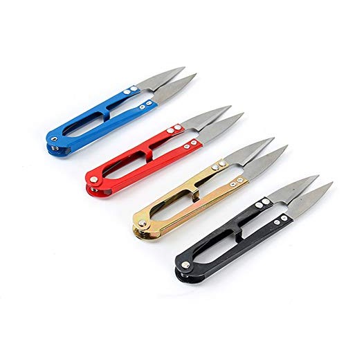 2PCS Random Color Stainless Steel Household Scissors Mini Paper Cl...