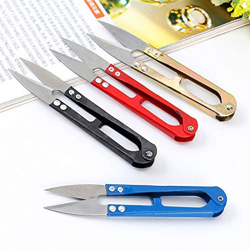 2PCS Random Color Stainless Steel Household Scissors Mini Paper Cl...