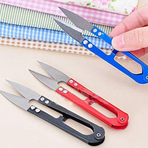 2PCS Random Color Stainless Steel Household Scissors Mini Paper Cl...