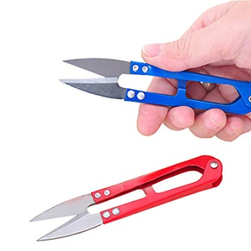 2PCS Random Color Stainless Steel Household Scissors Mini Paper Cl...