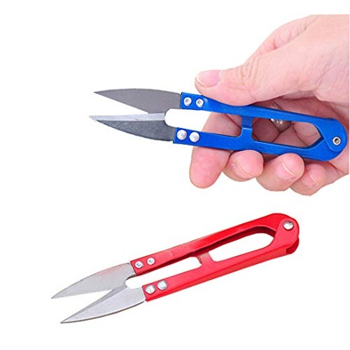 2PCS Random Color Stainless Steel Household Scissors Mini Paper Cl...