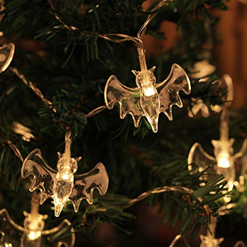 Set of 4 Halloween Decorations Lights Halloween Lights String Batt...