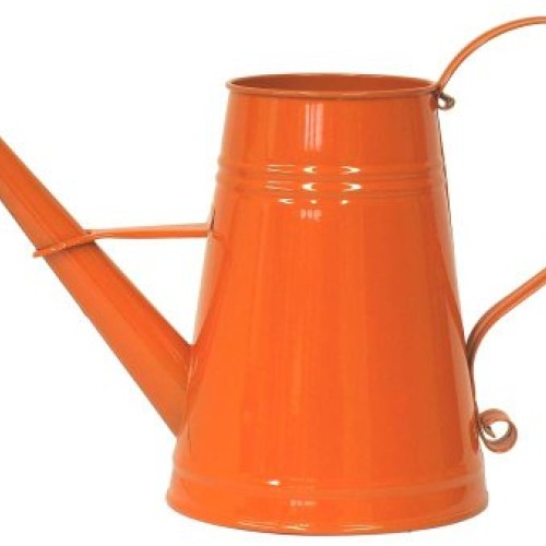 HIT Corp 8566E TA Metal Watering can Change Photo, Tangerine
