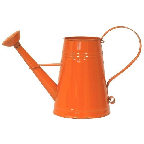 HIT Corp 8566E TA Metal Watering can Change Photo, Tangerine