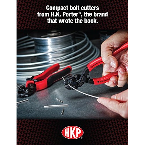 Crescent H.K. Porter Compact Bolt Cutter with Flush Cut Blades and...