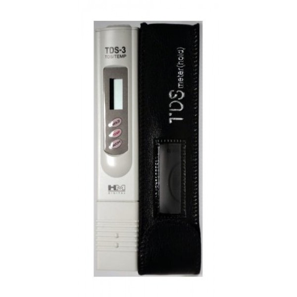HM Digital TDS-3 Handheld TDS Meter With Carrying Case, 0 - 9990 p...