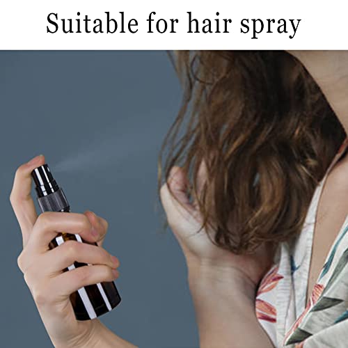 hmaimas 2oz Amber Glass Spray Bottles for Essential Oils, Small Em...