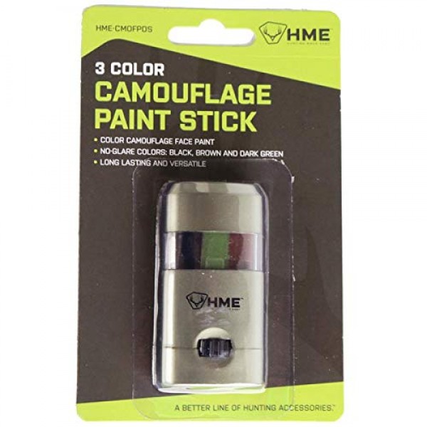 HME Products 3 Color Camo Face Paint Stick