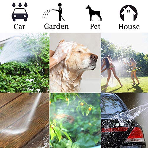Garden Hose Nozzle｜ Aluminum Alloy 10 Sprayers Patterns Water Hos...
