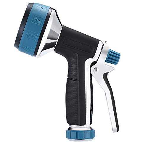 Garden Hose Nozzle｜ Aluminum Alloy 10 Sprayers Patterns Water Hos...