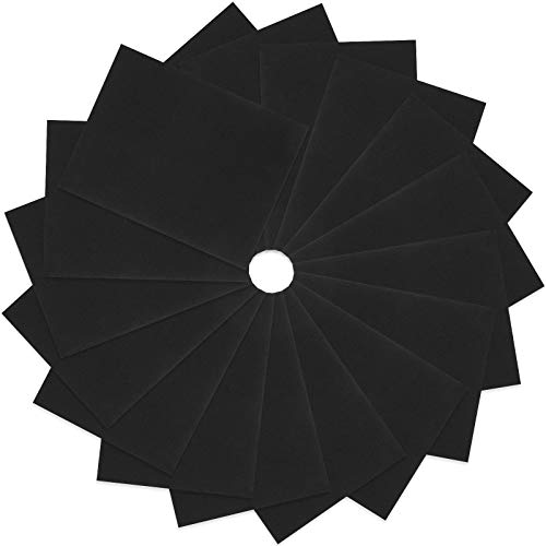50Pack Black EVA Foam Sheets, 9 x 12 Cosplay Foam Paper Craft Fo...