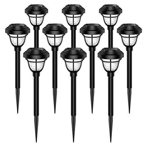 HNES Super Bright 2 in 1 Solar Lights Outdoor Waterproof, Up to 12...