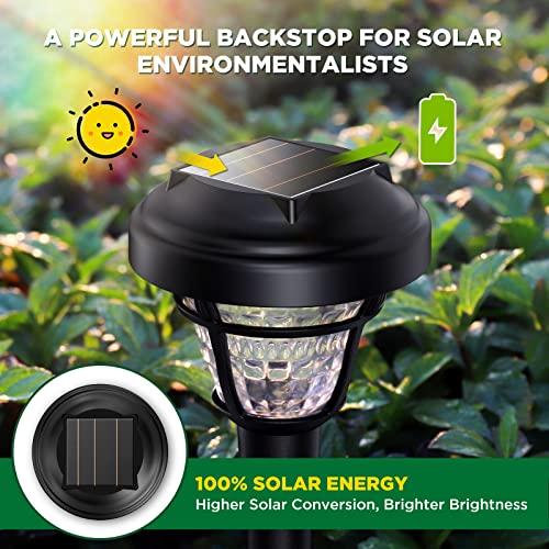 HNES Super Bright 2 in 1 Solar Lights Outdoor Waterproof, Up to 12...