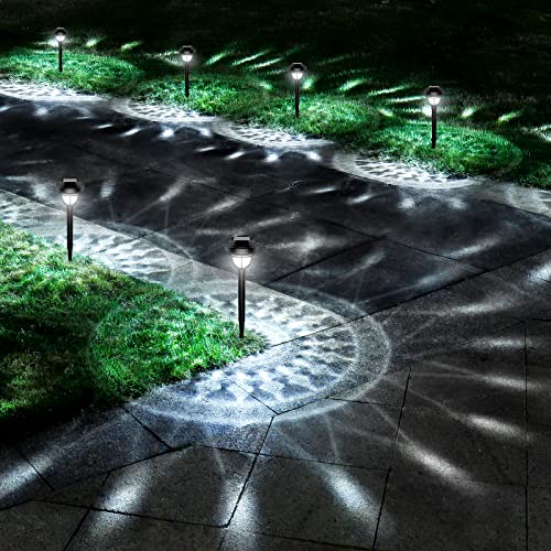 HNES Super Bright 2 in 1 Solar Lights Outdoor Waterproof, Up to 12...