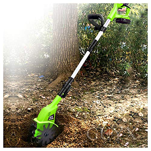 Garden Tiller, Electric Cordless Hand Tiller Cultivator with 4000m...