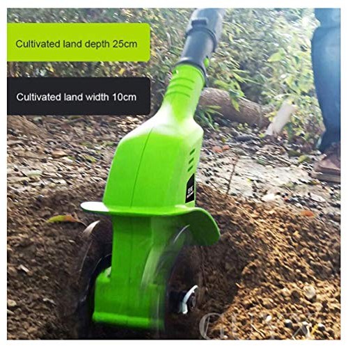 Garden Tiller, Electric Cordless Hand Tiller Cultivator with 4000m...